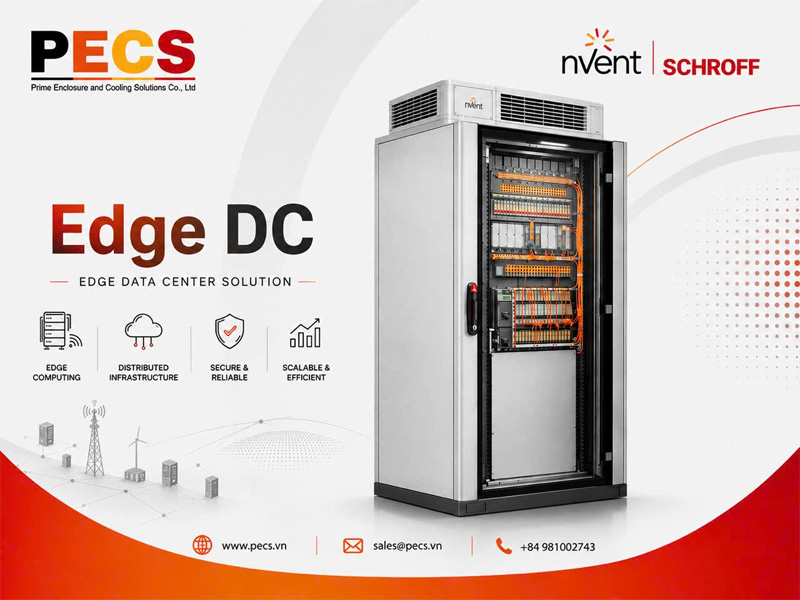 Giải pháp Edge Data Center nVent SCHROFF – Hạ tầng CNTT thông minh cho nhà máy và doanh nghiệp