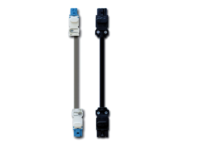Cable Through-Wiring for EL LED Enclosure Lights
